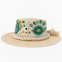 Cargar imagen en el visor de la galería, Sombrero turquoise eye