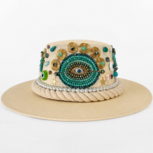 Cargar imagen en el visor de la galería, Sombrero turquoise eye