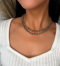 Cargar imagen en el visor de la galería, Collar hematita premiun